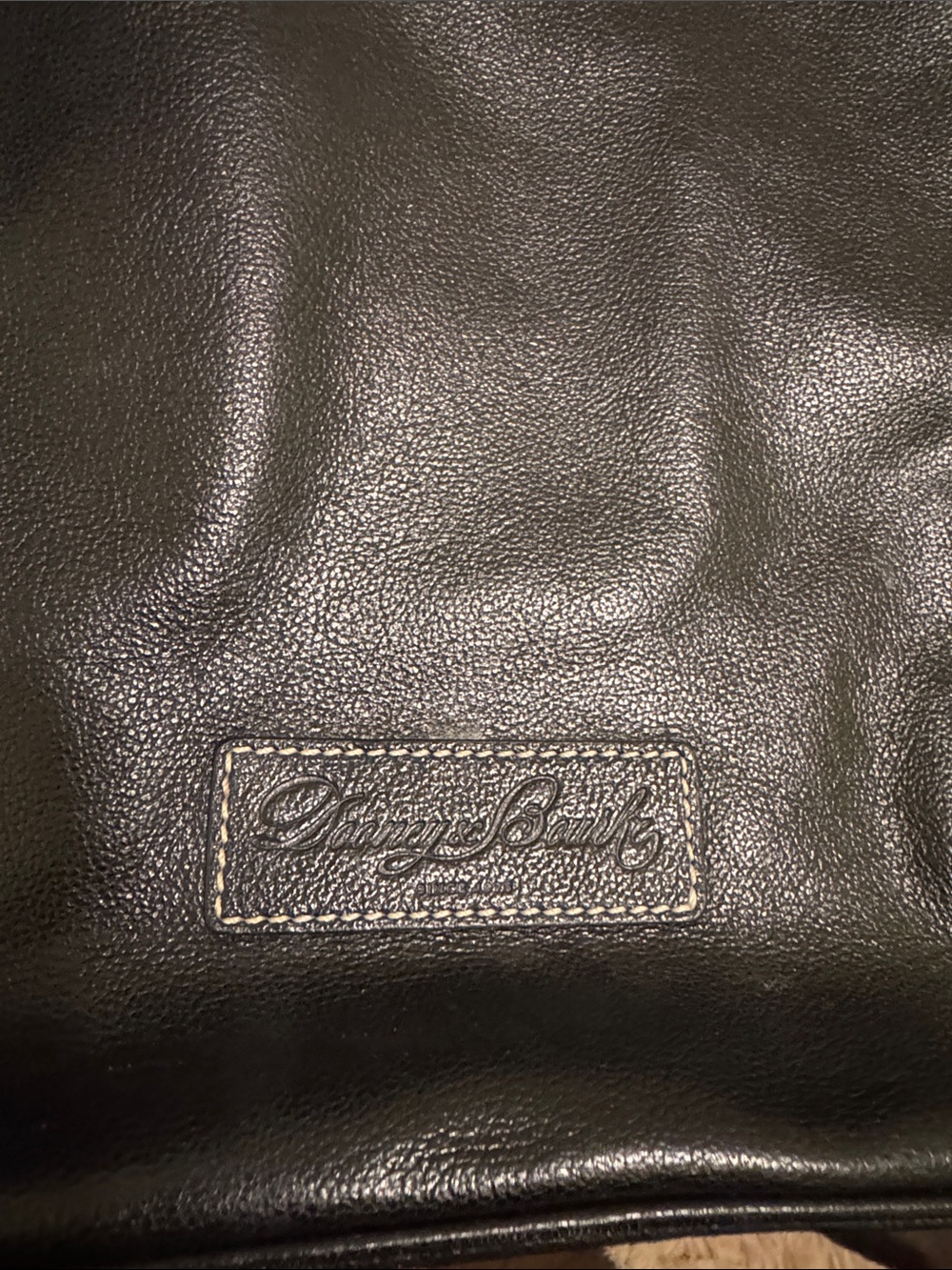 Dooney & Bourke Black Leather Shoulder Tote - Picture 3 of 5